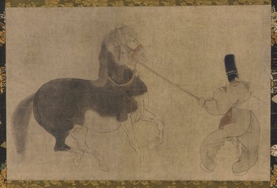 馬と従者 作： Unknown artist