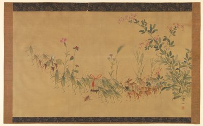 昆虫大名行列 作： Unknown artist