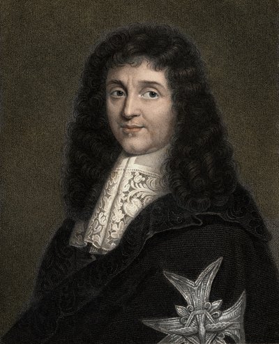 Jean Baptiste (Jean-Baptiste) Colbert 1619-1683 - エングレービング - 19世紀 作： Unknown artist