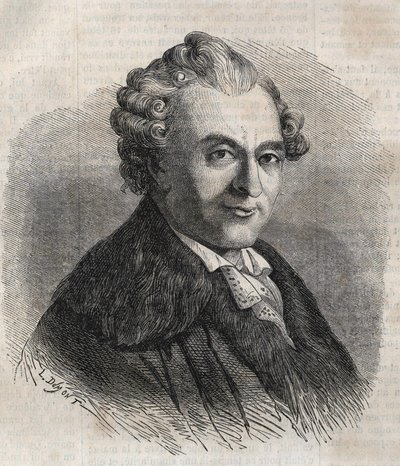 ジャン・ミシェル・セダインフランスの劇作家 1719-1797 作： Unknown artist