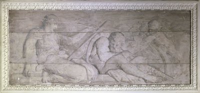 時の肩に書く歴史、1775年から1785年の間（木に油彩） 作： Unknown artist