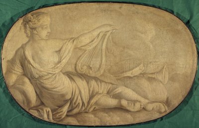 音楽」（寓意画、カニヤックのラ・リヴィエール・ホテルの装飾画 作： Unknown artist