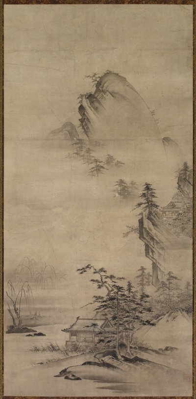 パビリオンのある風景 作： Unknown artist