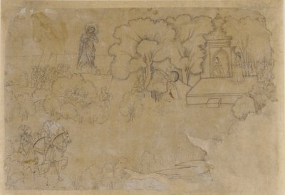 聖母マリアのいる風景 作： Unknown artist