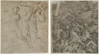 Laocoön (直腸); ミルウィウス橋の戦い (断片) (裏面) 作： Unknown artist