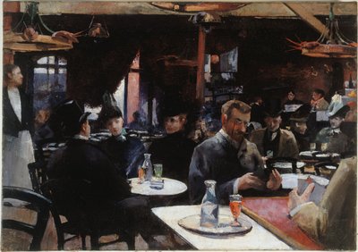 カフェ・ド・レクレヴィス 1880年頃（油彩・カンヴァス） 作： Unknown artist