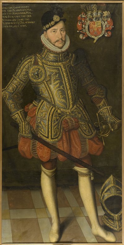 Le duc Adolphe de Holstein Gottorp - ホルスタイン＝ゴットルプ公爵アドルフの肖像（1526-1586）、匿名 .油彩・キャンバス 作： Unknown artist