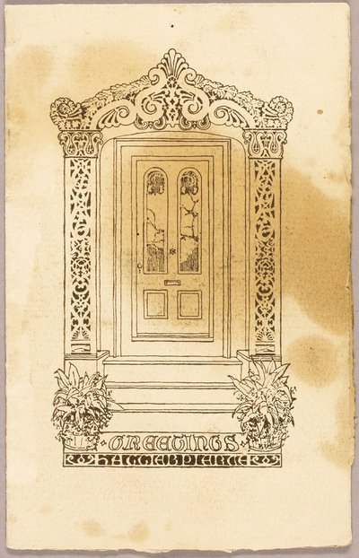 活版印刷（『Doorframe』2008.554の付属品として） 作： Unknown artist