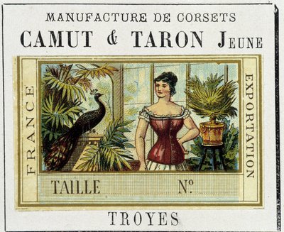 コルセットの製造、CamutとTaron Young 作： Unknown artist