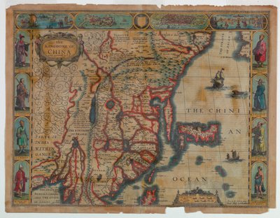 中国の地図 作： Unknown artist