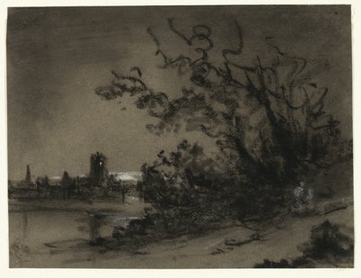 月明かりのシーン 作： Unknown artist