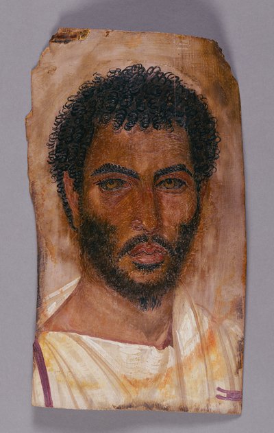 髭を生やした男のミイラの肖像 作： Unknown artist