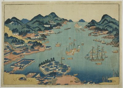 長崎港 作： Unknown artist