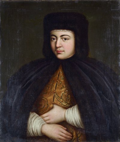 ナタリア・キリョーヴナ・ナリシキナ - ツァーリナの肖像 ナタリア・ナリシキナ（1651-1694）、匿名。キャンバスに油彩、18世紀後半、国立建築・歴史・美術博物館、ウラジーミル 作： Unknown artist