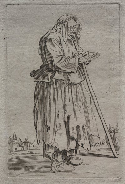 物乞いの老女 作： Unknown artist