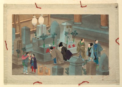 人の死と埋葬の 16 のシーンの 1 つ 作： Unknown artist