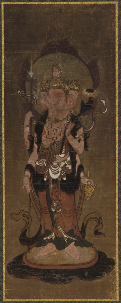 十二神の一人: 梵天 (<em>梵天</em>) 作： Unknown artist