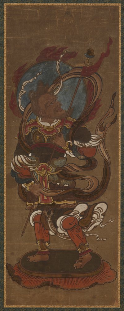 十二神の一人: 風天 (<em>Vayu</em>) 作： Unknown artist