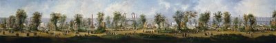 1867年万国博覧会の全景、シャン・ド・マルス 作： Unknown artist