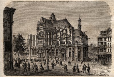 パリ、イル・ド・フランス、フランス - サン・トゥースタッシュ教会（19世紀） - Yahoo! 作： Unknown artist