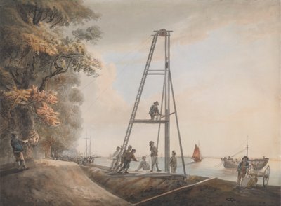 Pile Driving on the Banks of the Thames   1437146   ja       japanese Successfully Translated  Original: Mr. Alfred Mantalini. Illustration by Harry Furniss for the Charles Dickens novel Nicholas Nickleby, from The Testimonial Edition, published 1910. Tran 作： Unknown artist