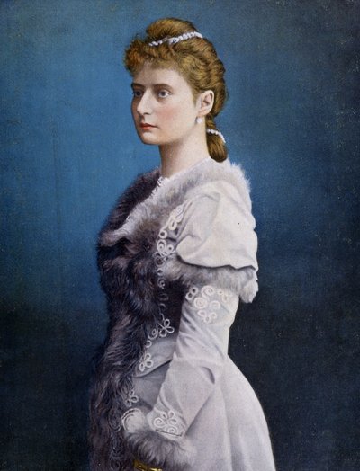 Alexandra Fyodorovna (Alix of Hesse and by Rhine, Alexandra Feodorovna Romanova, Alexandra Fiodorovna Romanova, Victoria Alix Helene Louise Beatrice of Hesse and the Rhine, Alix de Hesse-Darmstadt (Alix of Hesse Darmstadt) (1872-1918), Imperres のポートレート。 作： Unknown artist