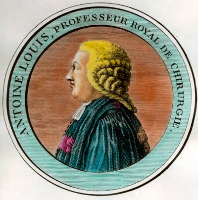 アントワーヌ・ルイ（1723-1792）の肖像 王立外科教授、王立外科アカデミー長官 18世紀のエングレーヴィング 個人蔵 作： Unknown artist