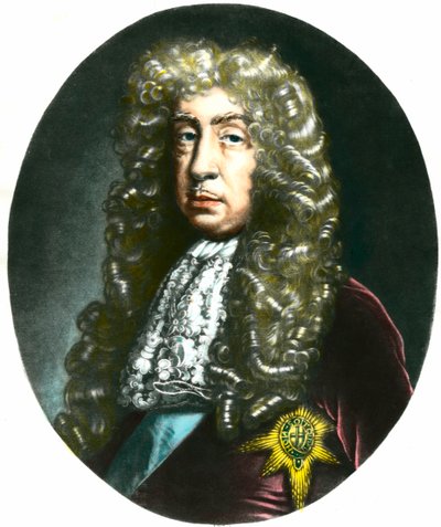 スコットランドの政治家、ジョン・デ・ローダーデール公爵・伯爵（1616-1682）の肖像。19世紀のエングレーヴィング、個人蔵 作： Unknown artist