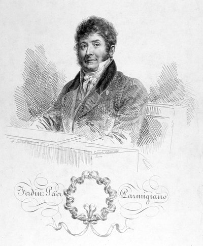 フェルディナンド・ペール（1771-1839）の肖像。ナポレオン1世のチャペルマスター、オペラ・コミックのディレクターを務めた。 作： Unknown artist