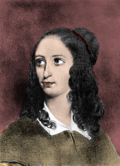 フランスの政治家、フローラ・トリスタン（1803-1844）の肖像。 作： Unknown artist