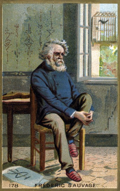 フランスの発明家、フレデリック・ソバージュ（1786-1857）の肖像。 作： Unknown artist