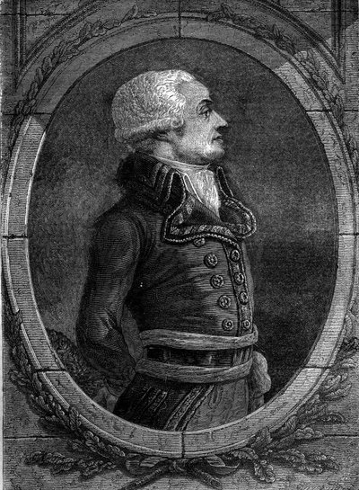 デュムリエ将軍Charles Francois du Perier, dit du Perier du Mourier then Dumouriez General francais (1739 - 1823)の肖像。 作： Unknown artist