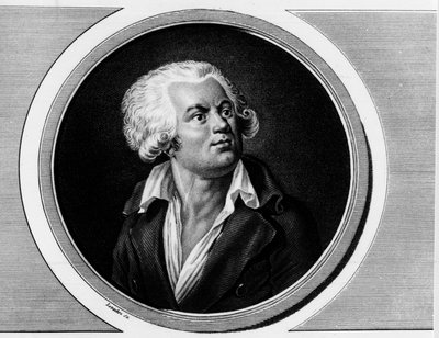 従来の弁護士ジョルジュ・ジャック・ダントン（1759-1794）の肖像。フランス革命の歴史的絵画全集（全3巻）」に掲載されているエングレーヴィング。1804. 作： Unknown artist