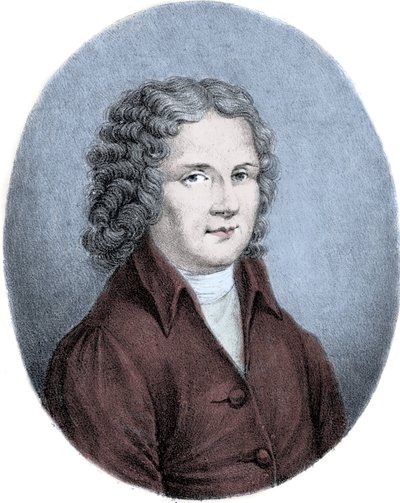 イタリアの作曲家でチェンバロ奏者のジュゼッペ・ドメニコ・スカルラッティ（1685-1757）の肖像。 作： Unknown artist