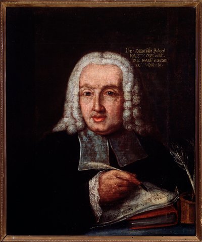 ジュゼッペ・ジャコモ・サラテッリ（1714-1762）イタリアの作曲家・オルガン奏者の肖像 無名の絵画。18世紀ボローニャ、シヴィコ美術館 作： Unknown artist