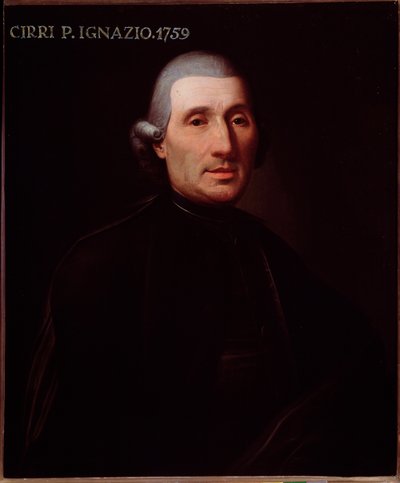 イグナツィオ・シーリ（1711-1787）の肖像 イタリアの作曲家 無名の絵画。18世紀ボローニャ、civico museo bibliografico 作： Unknown artist