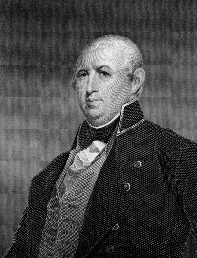 アイザック・シェルビー（1750-1826）アメリカの軍人、開拓者の肖像。 作： Unknown artist