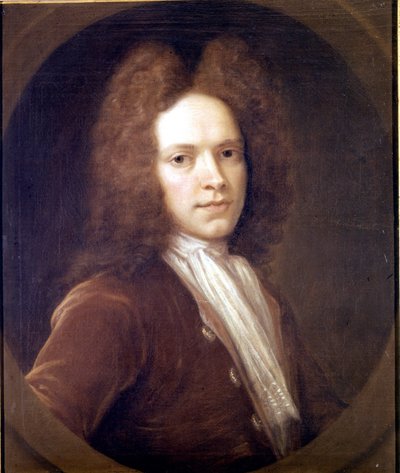 ジョン・クリストファー・ペプシュ（1667～1752）の肖像（イギリスの作曲家）。 作： Unknown artist