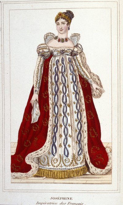 フランス皇帝ボーアルナ・ボナパルト（1763 - 1814）によるジョゼフィーヌの肖像 1830年のエングレーヴィング 作： Unknown artist