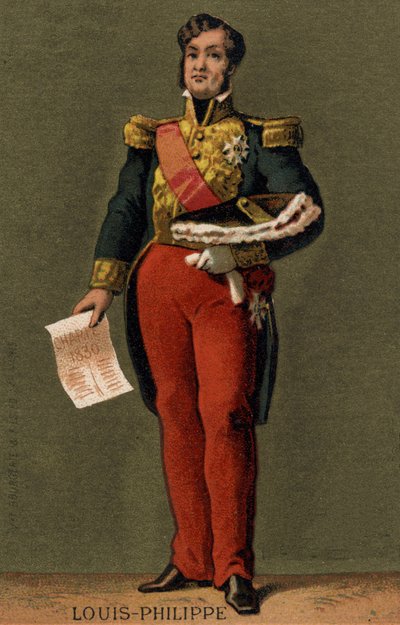 ルイ・フィリップ1世（1773-1850）の肖像 作： Unknown artist