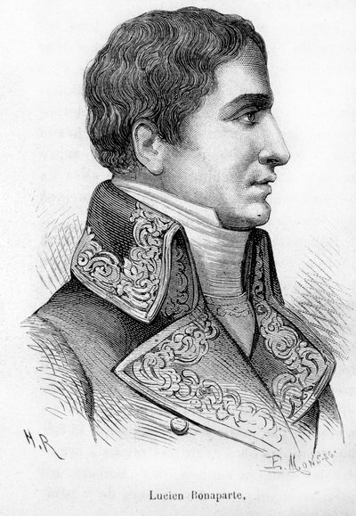 ナポレオン・ボナパルトの次兄、ルシアン・ボナパルト（1775-1840）の肖像。 作： Unknown artist
