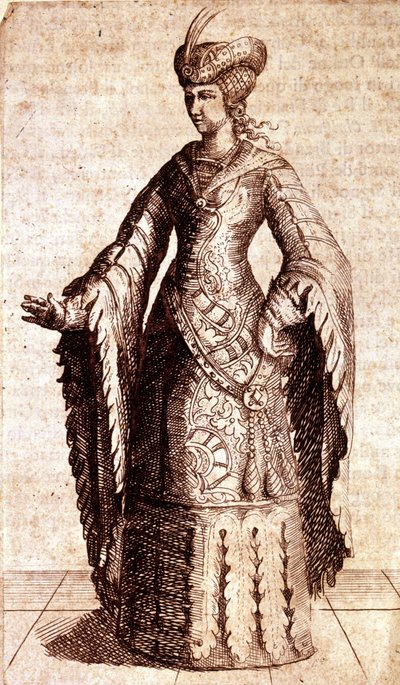 マクシミリアン1世の娘、マルガリータ・オブ・オーストリア（1480-1530）の肖像。 作： Unknown artist