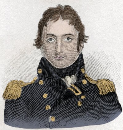 スコットランドの将軍、サー・ジョン・ムーア（1761-1809）の肖像。 作： Unknown artist