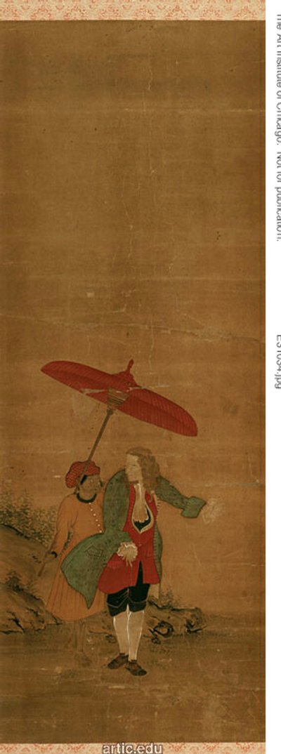 召使を連れたオランダ人の肖像 作： Unknown artist
