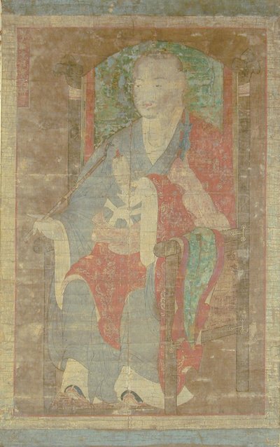 修道院長の肖像 作： Unknown artist