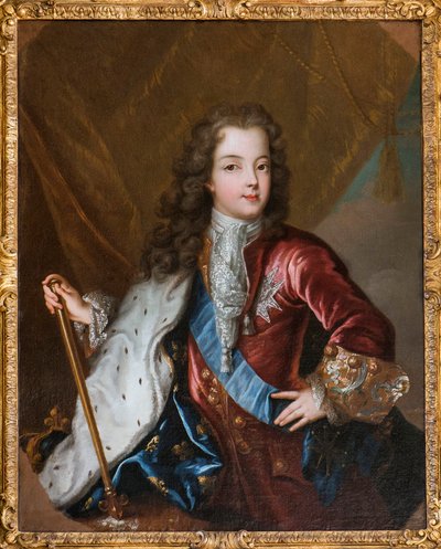フランス国王ルイ15世の肖像 - 18世紀の匿名のキャンバスに油彩 - ソー美術館 作： Unknown artist