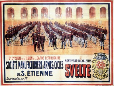 共和国軍団の自転車会社の発表。Société manufacturière d