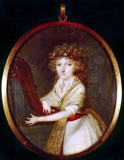 アデレード・ドルレアン王女、細密画） 作： Unknown artist