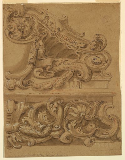 Entablature と Pediment のプロジェクト 作： Unknown artist