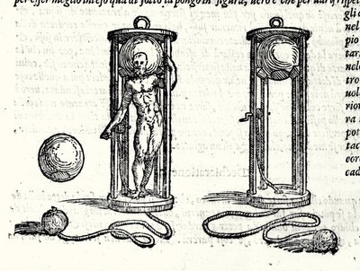 1551年、タルターリア（1499-1557）ことニコリ・フォンタナの最初のスカファンダーのプロジェクト。16世紀のエングレーヴィング。 作： Unknown artist